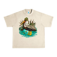 Sandshell fishing pelican camp Urban Heavy Tee - NancyCooperArtShop