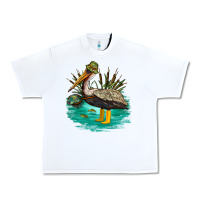 White fishing pelican camp Urban Heavy Tee - NancyCooperArtShop