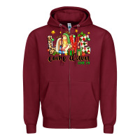 Burgundy love came down luke 2 11 Zipper Hoodie - texasbilliewilder