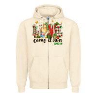 Sandshell love came down luke 2 11 Zipper Hoodie - texasbilliewilder
