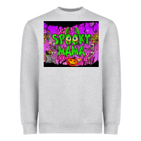 Heather Grey spooky mama tumbler Heavyweight Sweatshirt - BundleAndBundleShop