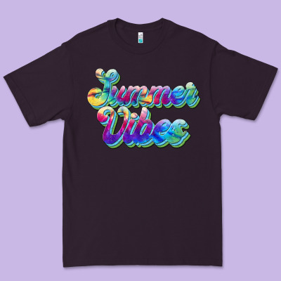Summer Vibes Premium Tee Designed By Jahusdesignshop