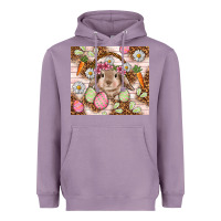 Lavender Easter Bunny tumbler Easter Day Heavyweight Hoodie - HowdyJamesFarm