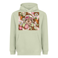 Matcha Easter Bunny tumbler Easter Day Heavyweight Hoodie - HowdyJamesFarm