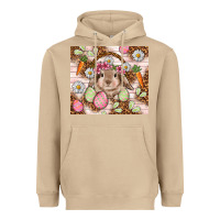 Mushroom Easter Bunny tumbler Easter Day Heavyweight Hoodie - HowdyJamesFarm