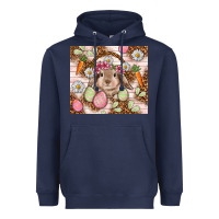 Navy Easter Bunny tumbler Easter Day Heavyweight Hoodie - HowdyJamesFarm