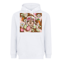 White Easter Bunny tumbler Easter Day Heavyweight Hoodie - HowdyJamesFarm