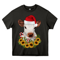 Asphalt calf sunflower christmas Heavy Core Tee - JahusDesignShop