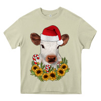 Mossy calf sunflower christmas Heavy Core Tee - JahusDesignShop