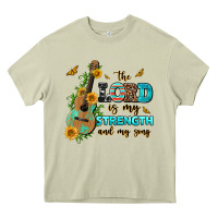 The Lord Is My Strength And My Song Guitar With Su Heavy Core Tee | Teevron