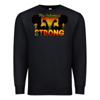 Black My history is strong Premium Sweatshirt - HowdyJamesFarm