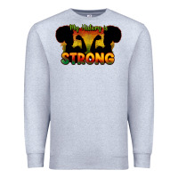 Heather Grey My history is strong Premium Sweatshirt - HowdyJamesFarm