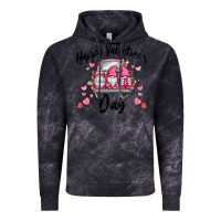 Cloud Black happy valentine's day gnome truck Vintage Hoodie - MaliasSmallBusiness