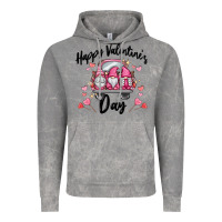Happy Valentine's Day Gnome Truck Vintage Hoodie | Teevron