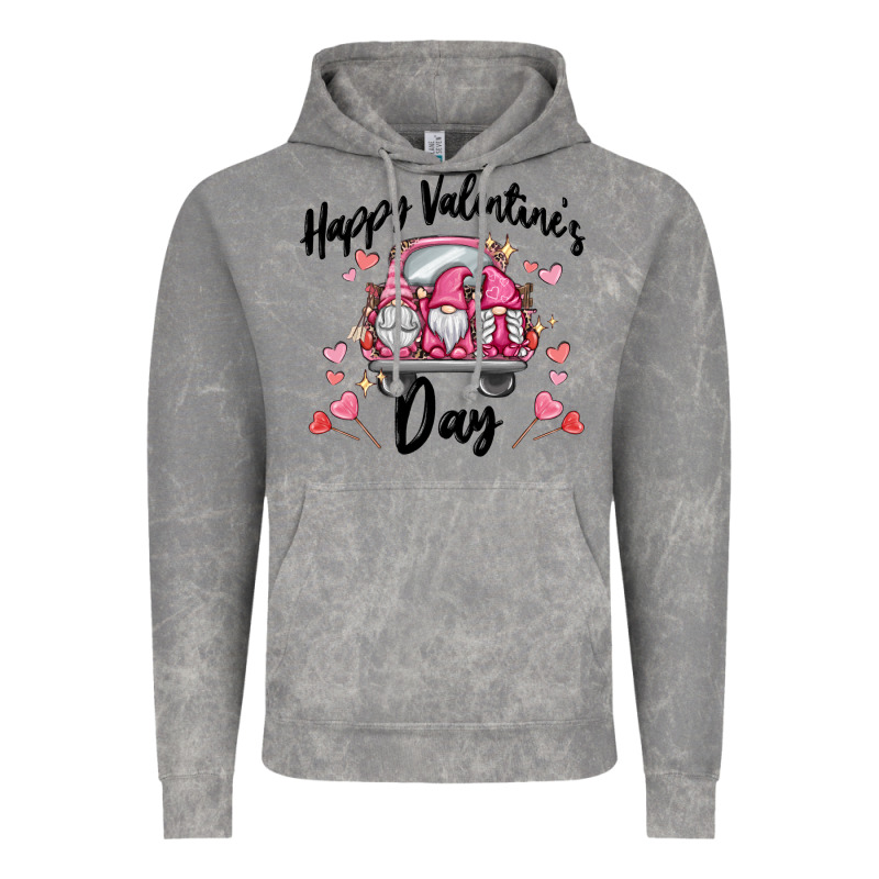 Happy Valentine's Day Gnome Truck Vintage Hoodie by MaliasSmallBusiness | Teevron
