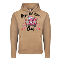 Vintage Coffee happy valentine's day gnome truck Vintage Hoodie - MaliasSmallBusiness