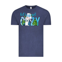 Vintage Denim lets get cozy Vintage Tee - NancyCooperArtShop