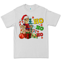 Dove Grey Christmas ho ho ho skeleton Premium Tee - AdoDesignShop