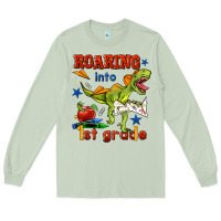 Matcha roaring into 1st grade Long Sleeve Tee - BundleAndBundleShop