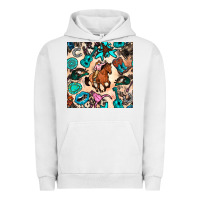 Pigment Lunar Rock western cowgirl seamless pattern Urban Hoodie - BundleAndBundleShop