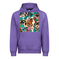 Tulip western cowgirl seamless pattern Urban Hoodie - BundleAndBundleShop