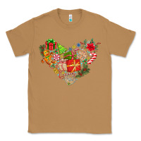Toasted Coconut merry Christmas heart Classic Tee - CowhideDigitalArt