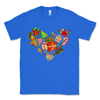 True Royal merry Christmas heart Classic Tee - CowhideDigitalArt