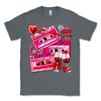 Charcoal Heather valentines day cassette Classic Tee - NancyCooperArtShop