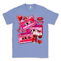 Colony Blue valentines day cassette Classic Tee - NancyCooperArtShop
