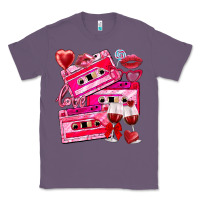 Lavender valentines day cassette Classic Tee - NancyCooperArtShop