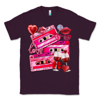 Plum valentines day cassette Classic Tee - NancyCooperArtShop