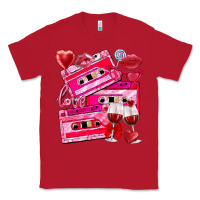 Red valentines day cassette Classic Tee - NancyCooperArtShop