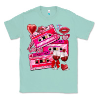 Seafoam valentines day cassette Classic Tee - NancyCooperArtShop