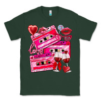 Sports Green valentines day cassette Classic Tee - NancyCooperArtShop