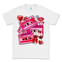 White valentines day cassette Classic Tee - NancyCooperArtShop