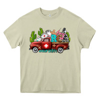 Mossy rca nurse truck with cactus Heavy Core Tee - AdoDesignShop