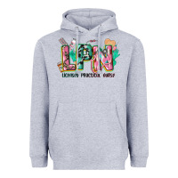 Heather Grey licensed practical nurse Heavyweight Hoodie - CowGirlArtShop