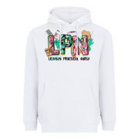 White licensed practical nurse Heavyweight Hoodie - CowGirlArtShop