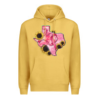 Antique Gold texas map breast cancer Premium Hoodie - CowGirlArtShop