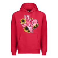 Cardinal texas map breast cancer Premium Hoodie - CowGirlArtShop