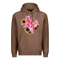 Chestnut texas map breast cancer Premium Hoodie - CowGirlArtShop