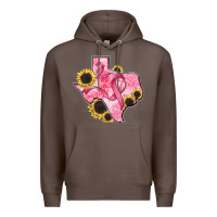 Coffee texas map breast cancer Premium Hoodie - CowGirlArtShop