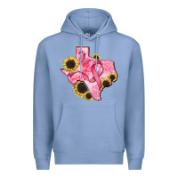 Colony Blue texas map breast cancer Premium Hoodie - CowGirlArtShop