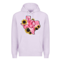Lilac texas map breast cancer Premium Hoodie - CowGirlArtShop