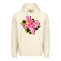 Sandshell texas map breast cancer Premium Hoodie - CowGirlArtShop