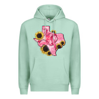 Seafoam texas map breast cancer Premium Hoodie - CowGirlArtShop