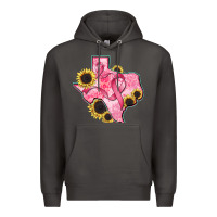 Smoke texas map breast cancer Premium Hoodie - CowGirlArtShop