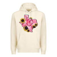 Tofu texas map breast cancer Premium Hoodie - CowGirlArtShop