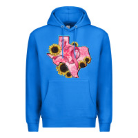 True Royal texas map breast cancer Premium Hoodie - CowGirlArtShop