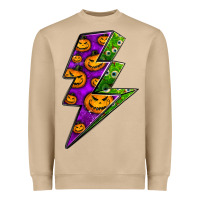 Mushroom halloween lightning bolt Heavyweight Sweatshirt - BundleAndBundleShop